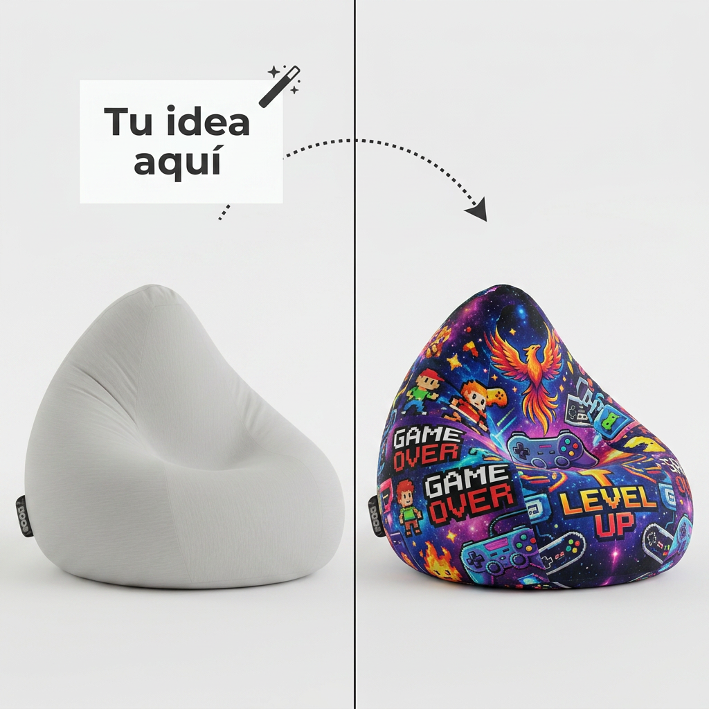 Funda Intercambiable Premium – Sillón Poof® Gota (Solo Funda)